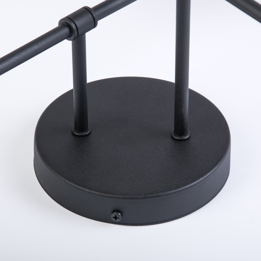 Φωτιστικό οροφής OBSIDIAN 4xG9/10W/230V μαύρο/καπνιστό γκρι