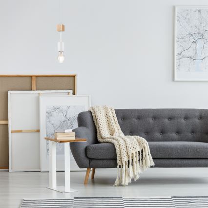 Φωτιστικό οροφής με καλώδιο ORAZIO 1xE27/60W/230V οξιά