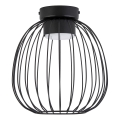 Φωτιστικό οροφής OVELLA 1xGX53/10W/230V, διάμ. 25 cm, μαύρο