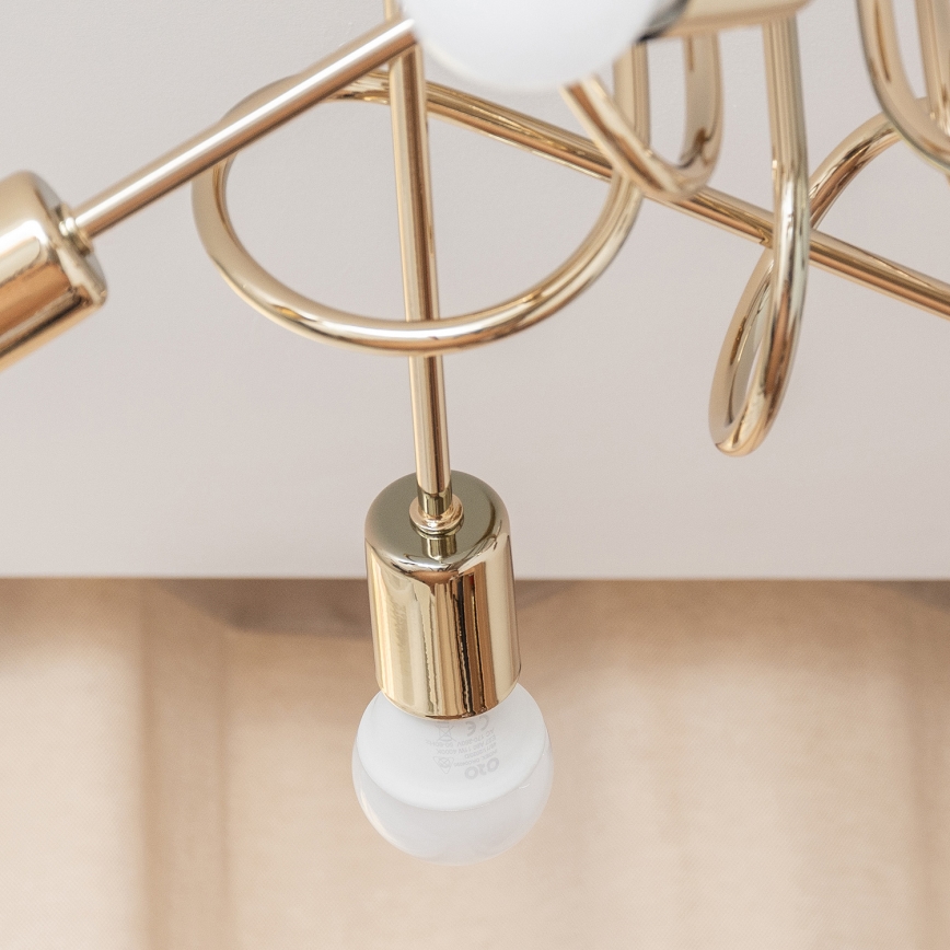 Φωτιστικό οροφής OXFORD 5xE27/15W/230V χρυσό