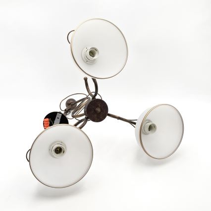 Φωτιστικό οροφής σε ράβδο COBRA 3xE27/60W/230V μπρονζέ/πατίνα