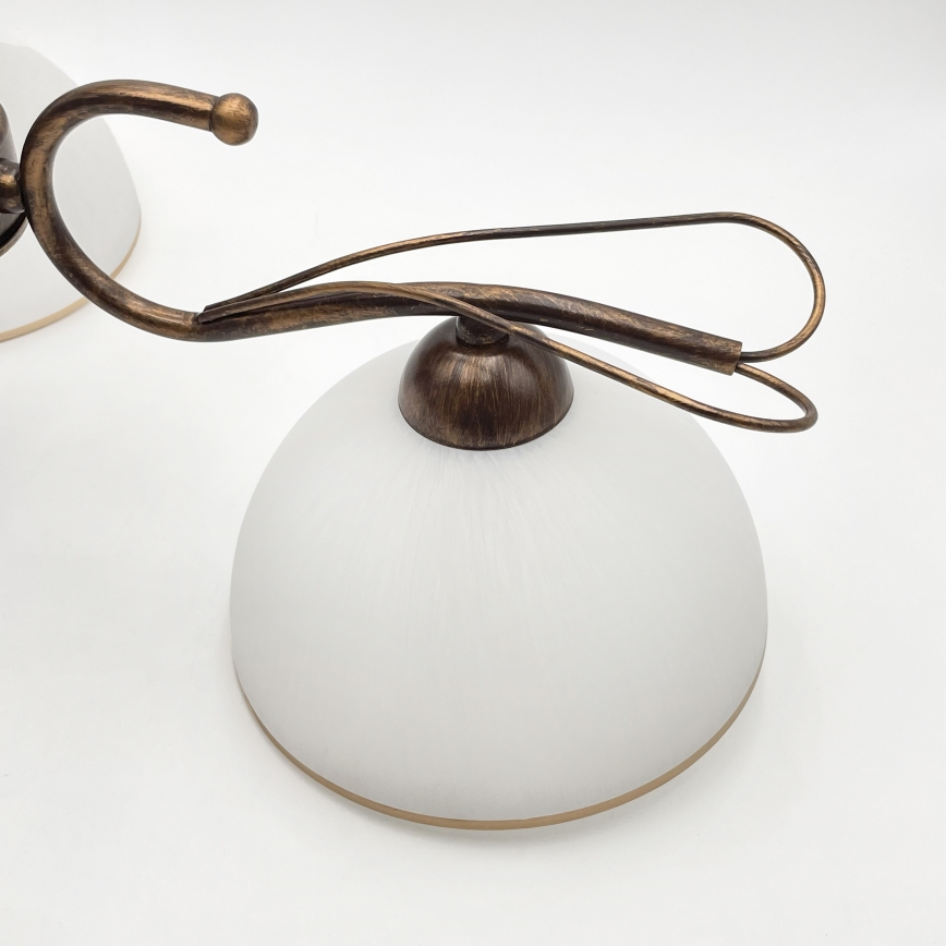 Φωτιστικό οροφής σε ράβδο COBRA 3xE27/60W/230V μπρονζέ/πατίνα