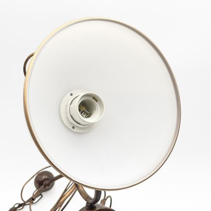 Φωτιστικό οροφής σε ράβδο COBRA 3xE27/60W/230V μπρονζέ/πατίνα