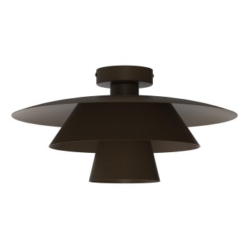 Φωτιστικό οροφής PLATO 1xE27/15W/230V Ø 32 cm καφέ