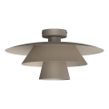 Φωτιστικό οροφής PLATO 1xE27/15W/230V Ø 32 cm μπεζ