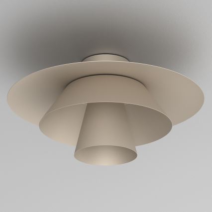 Φωτιστικό οροφής PLATO 1xE27/15W/230V Ø 32 cm μπεζ