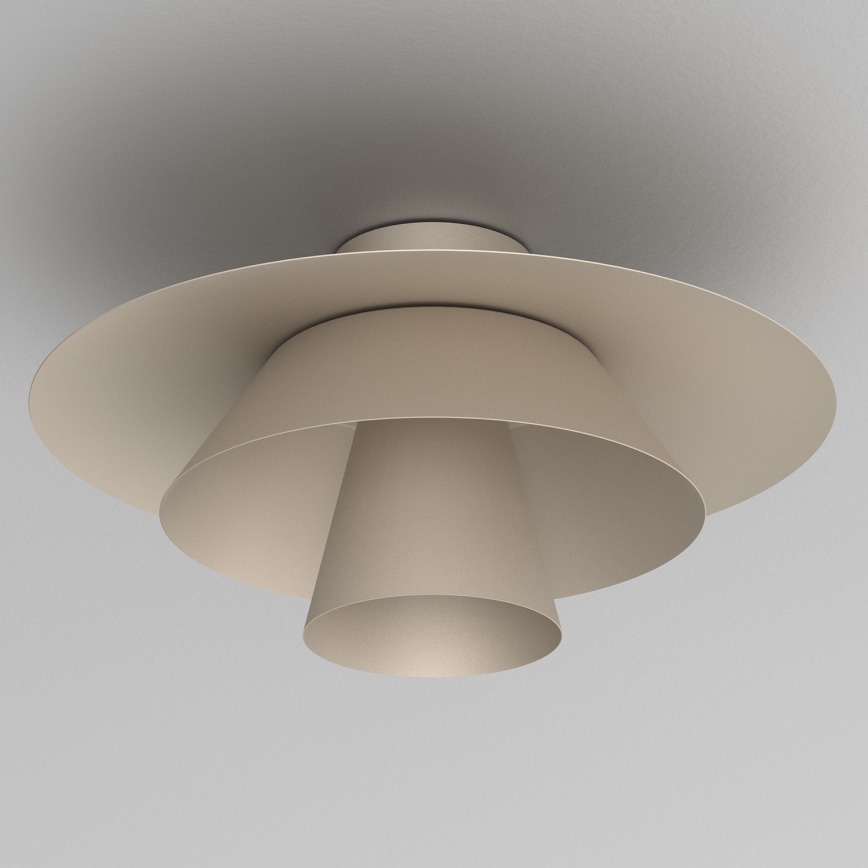 Φωτιστικό οροφής PLATO 1xE27/15W/230V Ø 32 cm μπεζ