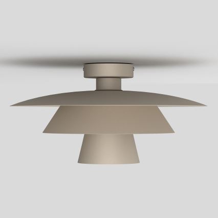 Φωτιστικό οροφής PLATO 1xE27/15W/230V Ø 32 cm μπεζ