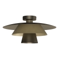 Φωτιστικό οροφής PLATO 1xE27/15W/230V Ø 32 εκ. μπρονζέ
