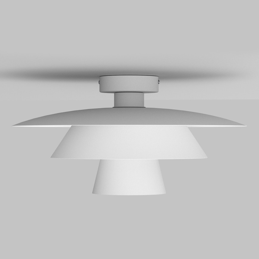 Φωτιστικό οροφής PLATO 1xE27/15W/230V, διάμ. 32 cm, λευκό