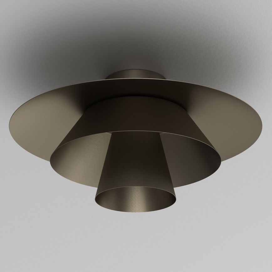 Φωτιστικό οροφής PLATO 1xE27/15W/230V, διάμ. 32 εκ., ανθρακί