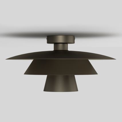 Φωτιστικό οροφής PLATO 1xE27/15W/230V, διάμ. 32 εκ., ανθρακί