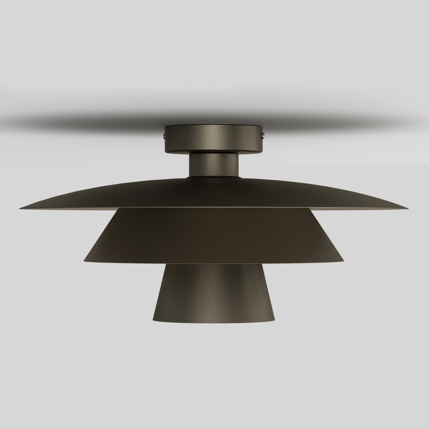 Φωτιστικό οροφής PLATO 1xE27/15W/230V, διάμ. 32 εκ., ανθρακί