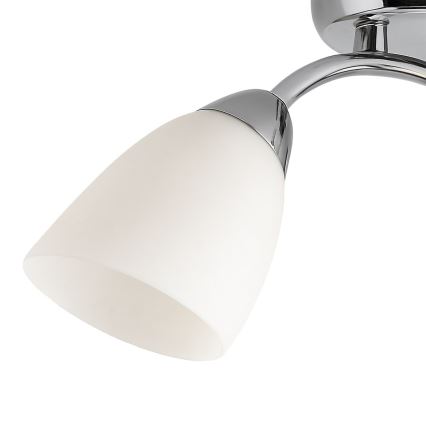 Φωτιστικό οροφής PORTOS 3xE14/10W/230V γυαλιστερό χρώμιο