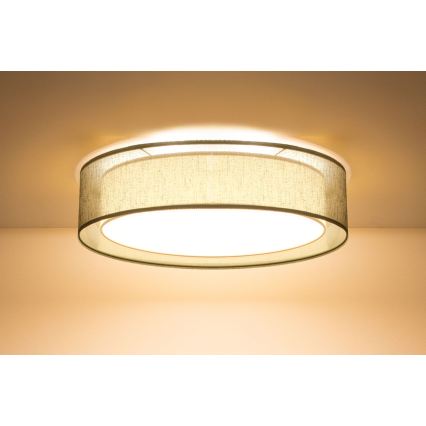 Φωτιστικό οροφής PURO 2xE27/40W/230V, διάμ. 50 εκ., πράσινο