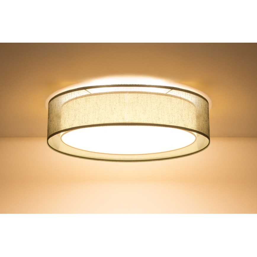 Φωτιστικό οροφής PURO 2xE27/40W/230V, διάμ. 50 εκ., πράσινο