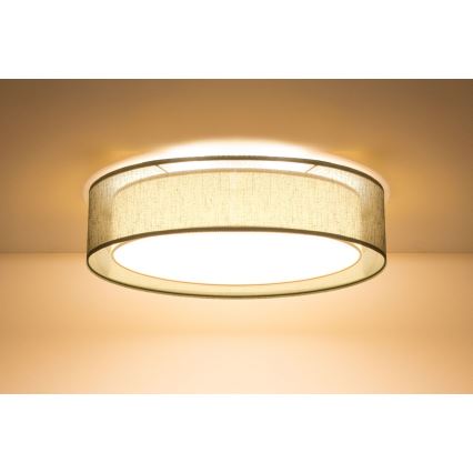 Φωτιστικό οροφής PURO 2xE27/40W/230V, διάμ. 60 cm, πράσινο