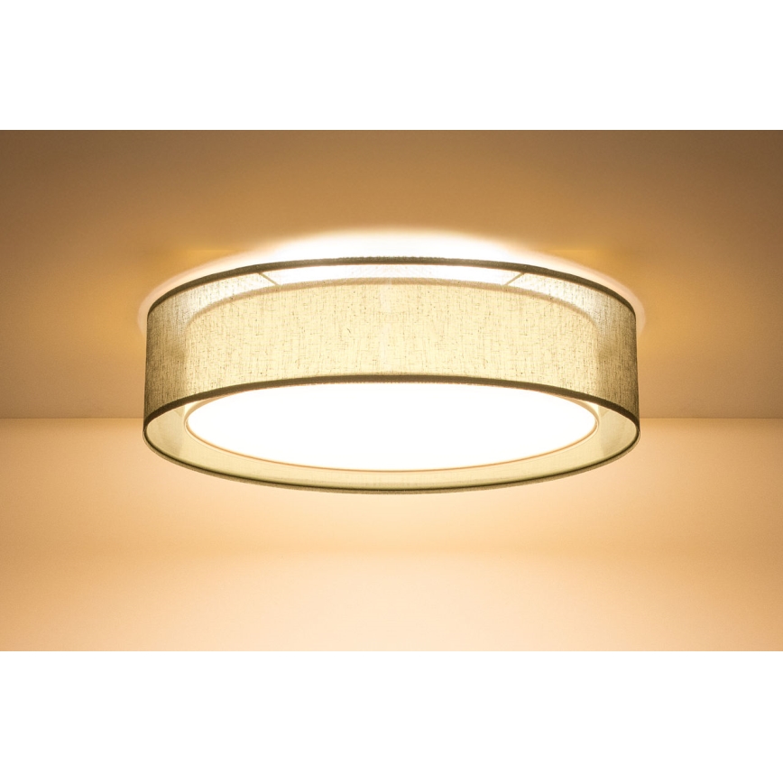Φωτιστικό οροφής PURO 2xE27/40W/230V, διάμ. 60 cm, πράσινο