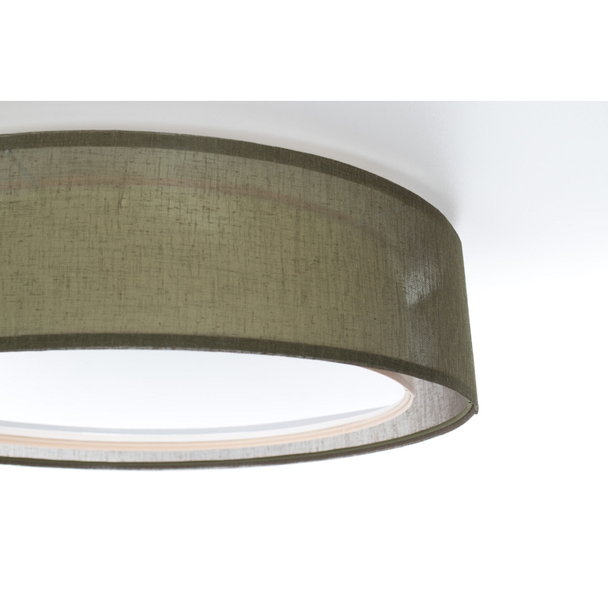 Φωτιστικό οροφής PURO 2xE27/40W/230V, διάμ. 60 cm, πράσινο