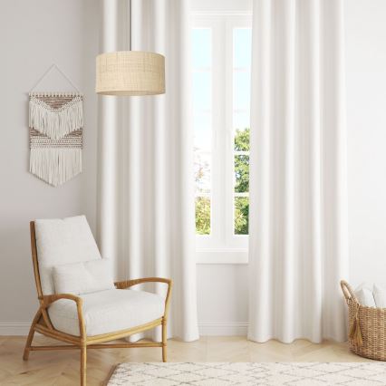 Φωτιστικό οροφής με καλώδιο RATTAN 1xE27/60W/230V διάμ. 40 εκ. ρατάν