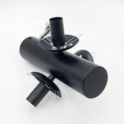 Φωτιστικό οροφής SFERIO 3xE14/5W/230V μαύρο/καπνιστό μαύρο