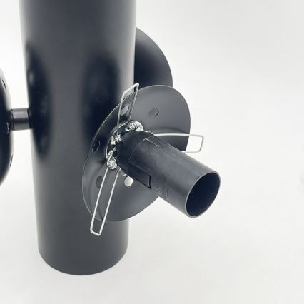 Φωτιστικό οροφής SFERIO 3xE14/5W/230V μαύρο/καπνιστό μαύρο
