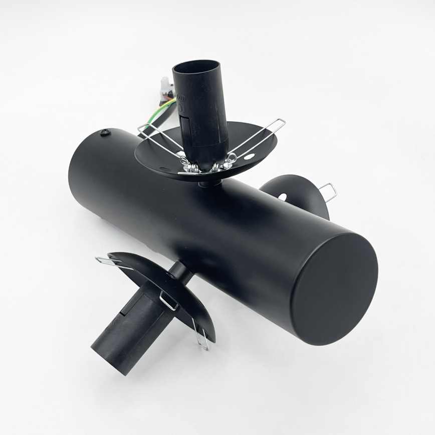 Φωτιστικό οροφής SFERIO 3xE14/5W/230V μαύρο/διάφανο