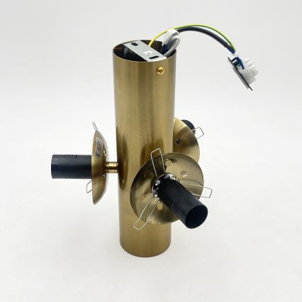 Φωτιστικό οροφής SFERIO 3xE14/5W/230V μπρούτζινο/καπνιστό μπεζ