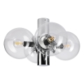 Φωτιστικό οροφής SFERIO 4xE14/5W/230V γυαλιστερό χρώμιο/διάφανο