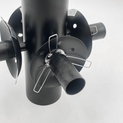 Φωτιστικό οροφής SFERIO 4xE14/5W/230V μαύρο/καπνιστό μαύρο