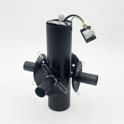Φωτιστικό οροφής SFERIO 4xE14/5W/230V μαύρο/διάφανο