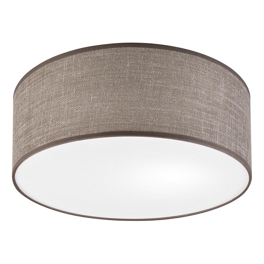 Φωτιστικό οροφής SIRJA 1xE27/15W/230V Ø 35 cm καφέ