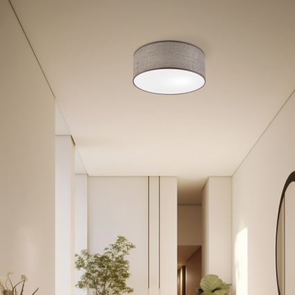 Φωτιστικό οροφής SIRJA 1xE27/15W/230V Ø 35 cm καφέ