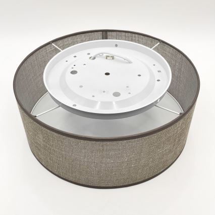 Φωτιστικό οροφής SIRJA 1xE27/15W/230V Ø 35 cm καφέ