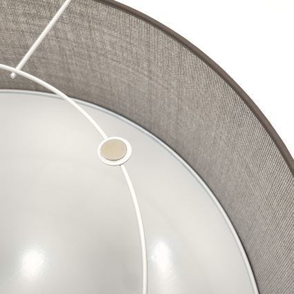 Φωτιστικό οροφής SIRJA 1xE27/15W/230V Ø 35 cm καφέ