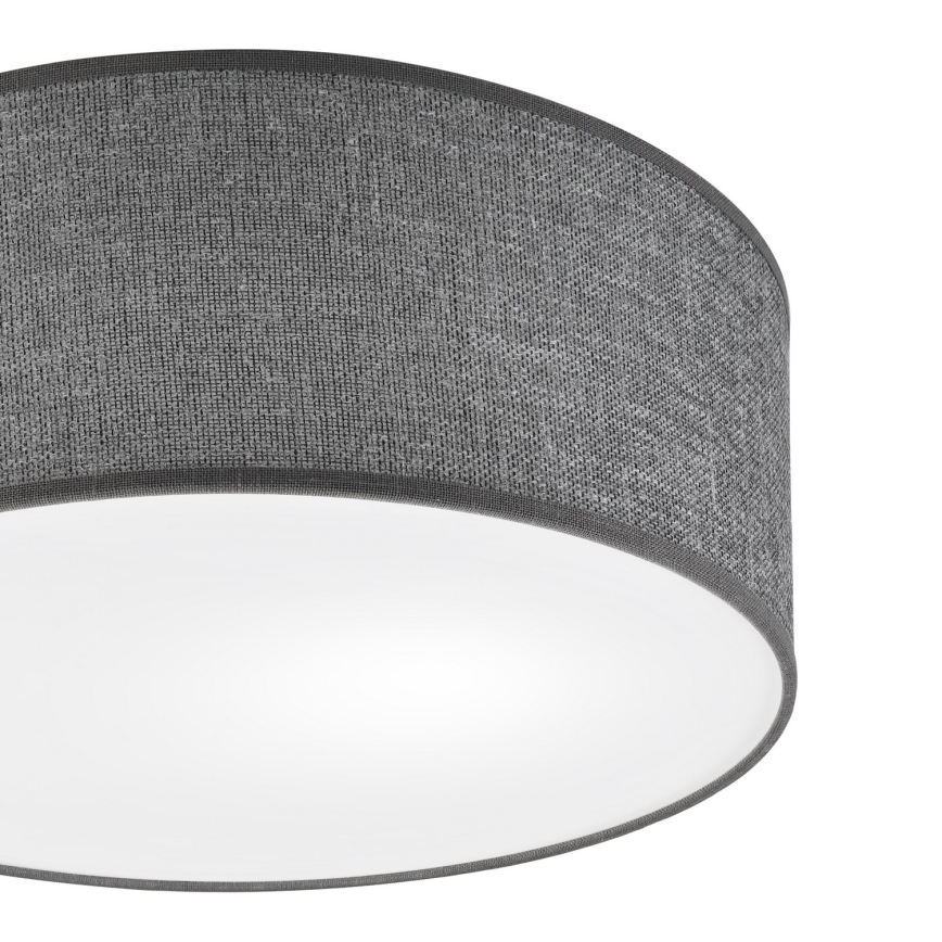 Φωτιστικό οροφής SIRJA 1xE27/15W/230V διάμ. 35 cm γκρι