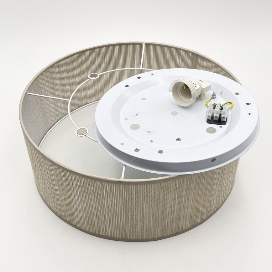 Φωτιστικό οροφής SIRJA, 1xE27/15W/230V, διάμετρος 35 cm, μπεζ