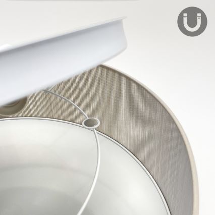 Φωτιστικό οροφής SIRJA, 1xE27/15W/230V, διάμετρος 35 cm, μπεζ