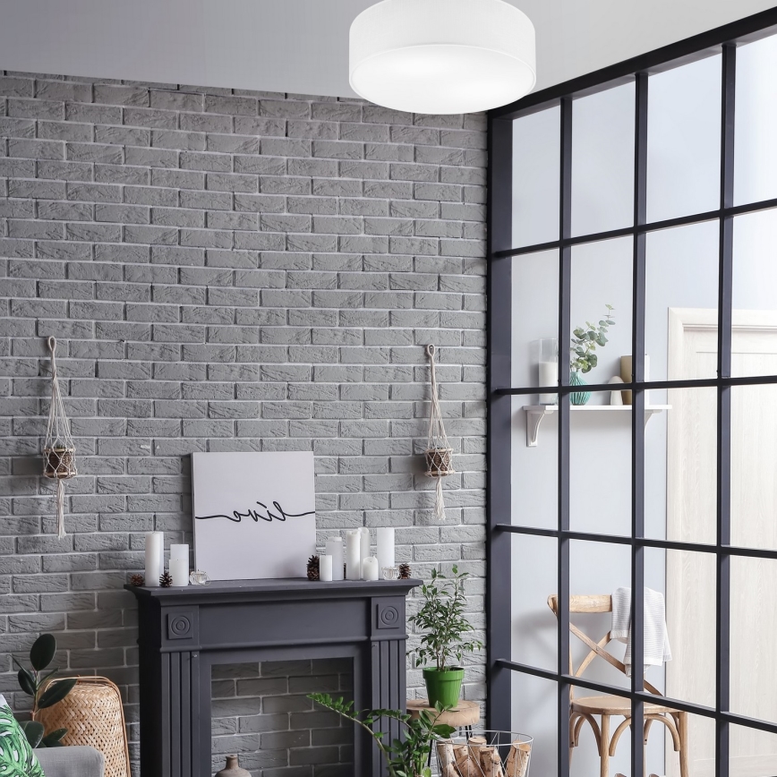 Φωτιστικό οροφής SIRJA 2xE27/15W/230V Ø 45 cm λευκό