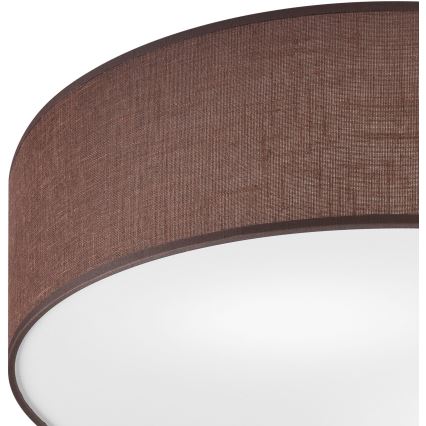Φωτιστικό οροφής SIRJA 2xE27/15W/230V Ø 45 cm καφέ