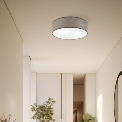 Φωτιστικό οροφής SIRJA 2xE27/15W/230V Ø 45 cm καφέ