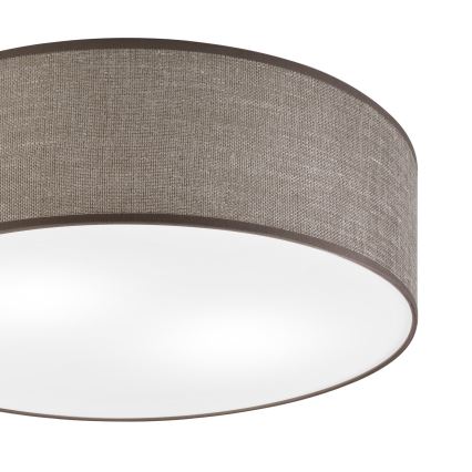 Φωτιστικό οροφής SIRJA 2xE27/15W/230V Ø 45 cm καφέ