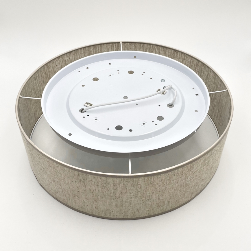 Φωτιστικό οροφής SIRJA 2xE27/15W/230V Ø 45 cm, μπεζ