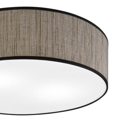 Φωτιστικό οροφής SIRJA 2xE27/15W/230V Ø 45 εκ. καφέ