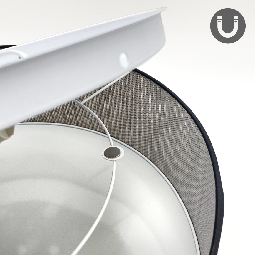 Φωτιστικό οροφής SIRJA 2xE27/15W/230V Ø 45 εκ. καφέ