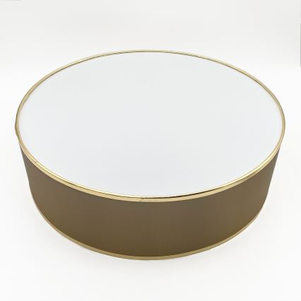 Φωτιστικό οροφής SIRJA 2xE27/15W/230V Ø 45 εκ. καφέ/χρυσό