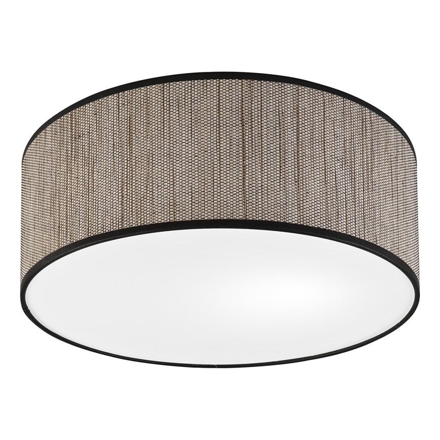 Φωτιστικό οροφής SIRJA, 2xE27/15W/230V, διάμ. 35 cm, καφέ