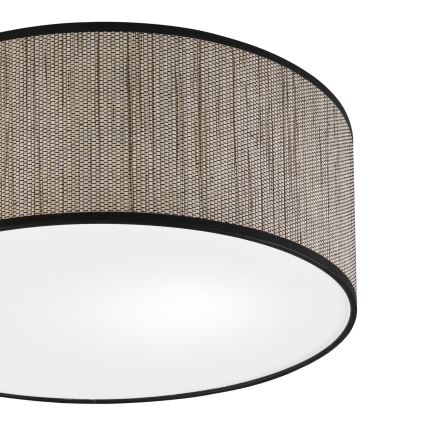 Φωτιστικό οροφής SIRJA, 2xE27/15W/230V, διάμ. 35 cm, καφέ