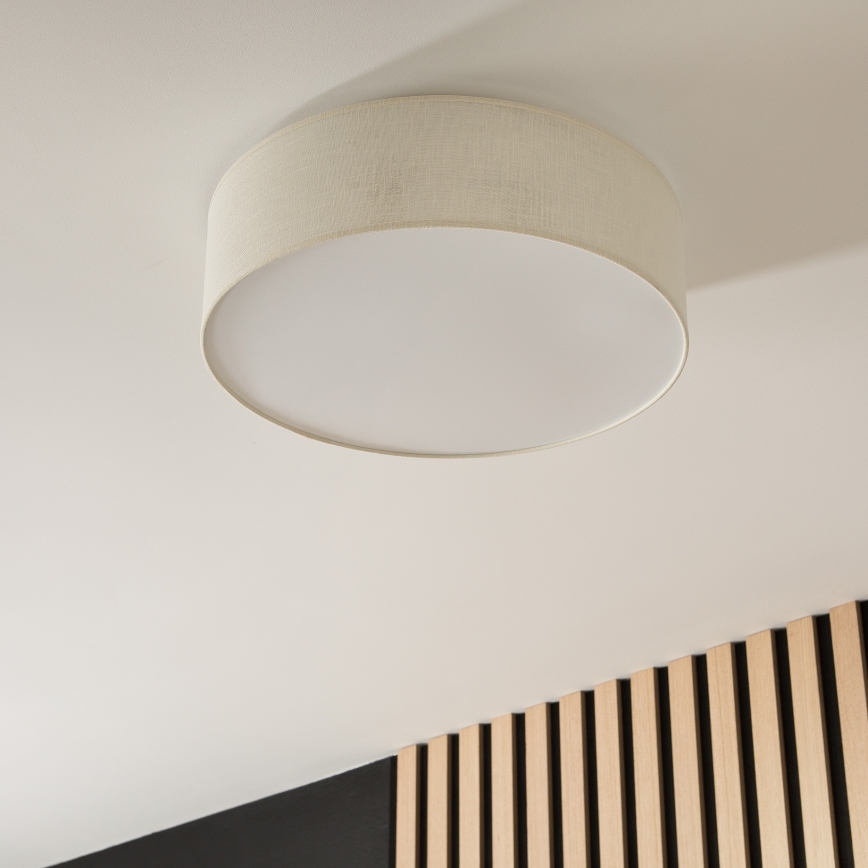 Φωτιστικό οροφής SIRJA 2xE27/15W/230V διάμ. 45 cm σε κρεμ απόχρωση