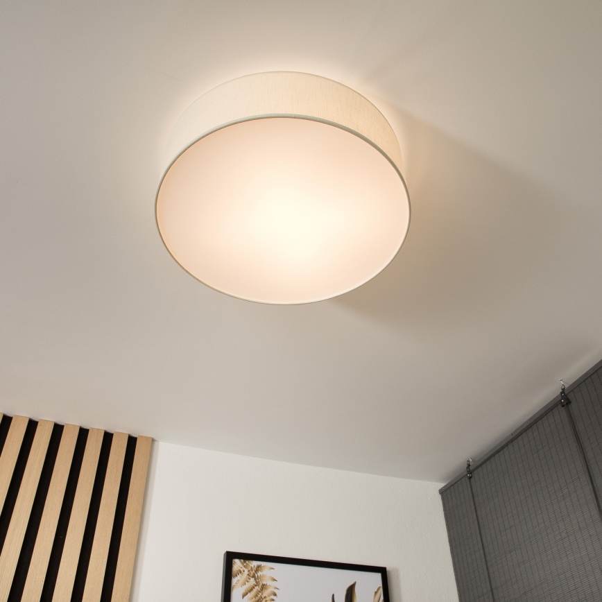 Φωτιστικό οροφής SIRJA 2xE27/15W/230V διάμ. 45 cm σε κρεμ απόχρωση